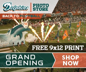 Free Photo from NEW Miami Dolphins Online Store!